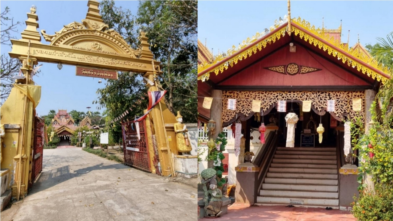 วัดศรีรองเมือง ลำปาง มนต์เสน่ห์ศิลปะพม่า วิหารไม้สักทอง งดงาม (คลิป)