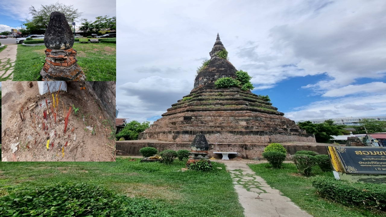 พระธาตุดำ ประตูสู่เมืองบาดาลพญานาค ผู้คุ้มครองนครเวียงจันทน์ จากศึกสยาม (คลิป)