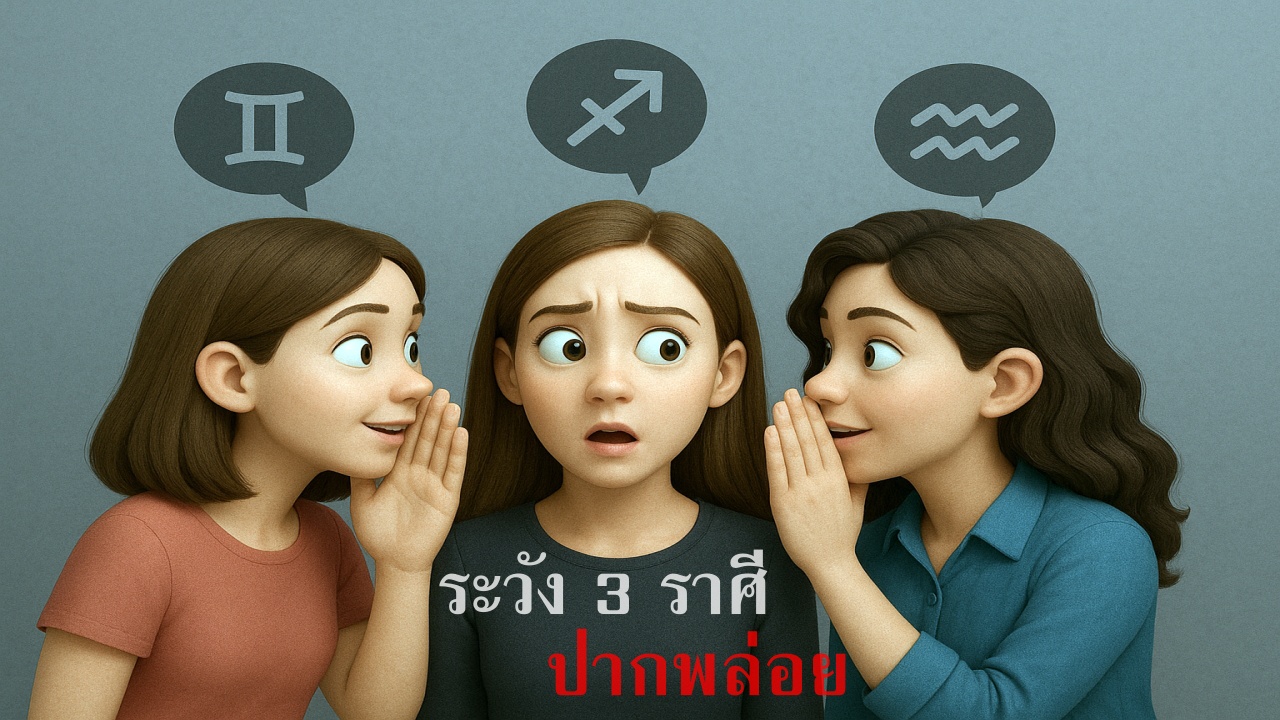 ระวัง! ราศีปากสว่าง กำความลับไม่อยู่ อย่าเผลอเล่าให้ฟัง ความซวย ถามหา