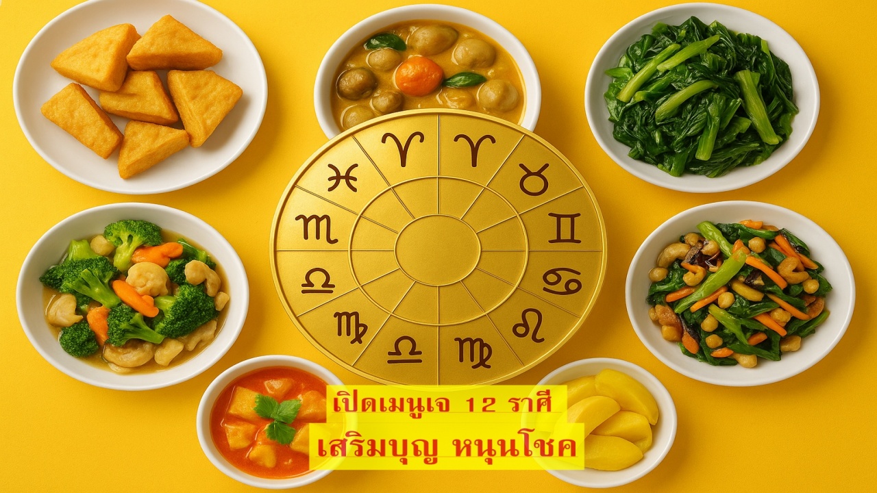 เมนูเจ 12 ราศี เพิ่มพลังชีวิต เสริมบุญ หนุนโชคลาภ