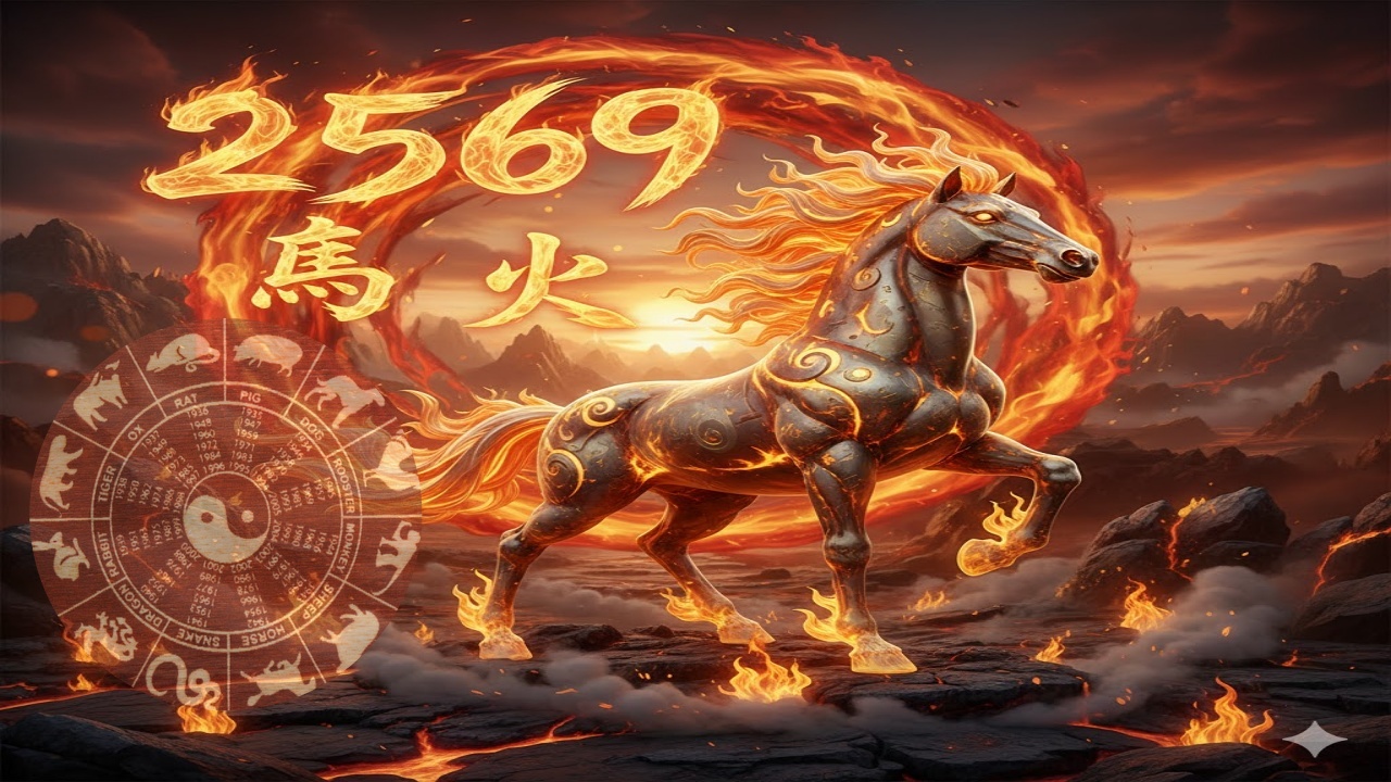 เปิดดวง 12 นักษัตร ปีม้าไฟ 2569 จัดอันดับดวงดี–ดวงต้องระวัง