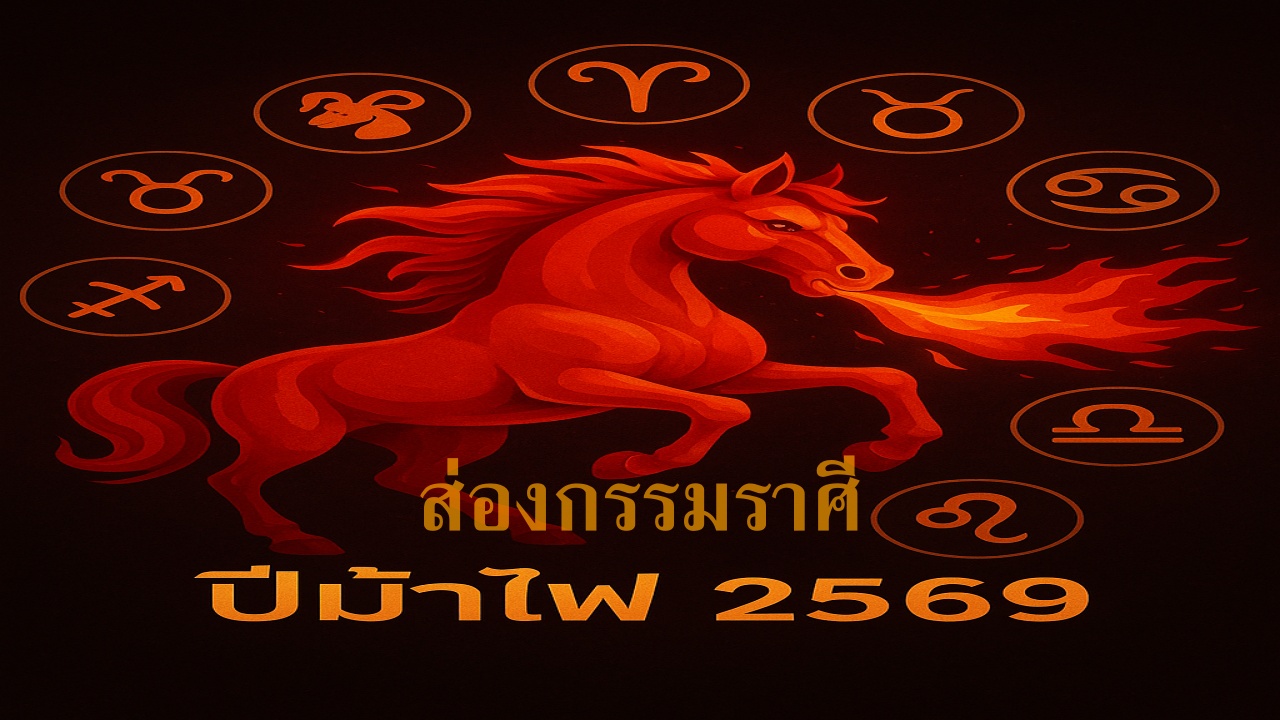 เปิดชะตาราศี ปีม้าไฟ 2569 พลังธาตุไฟแรง สะท้อน ‘กรรมเก่า’