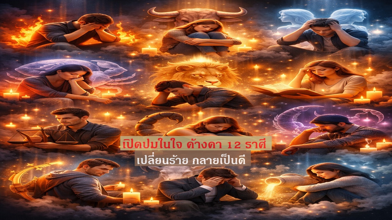 เปิดปมในใจ 12 ราศี เสริมดวงเปลี่ยนร้าย กลายเป็นดี เริ่มต้นชีวิตใหม่ ปี 2569