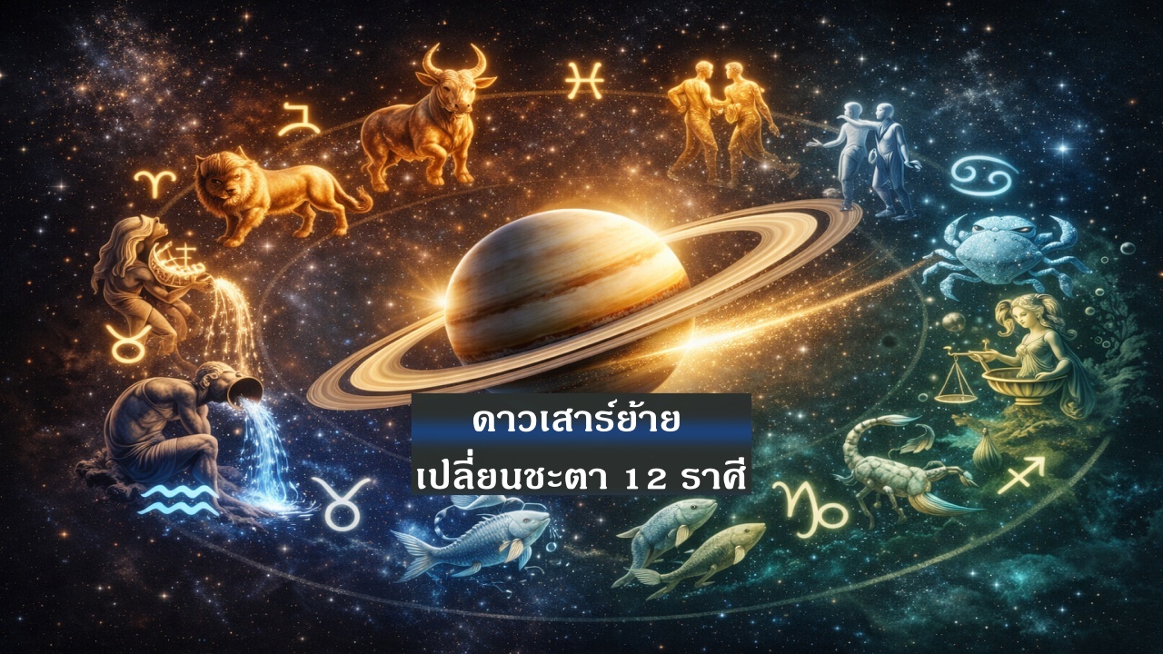 ดาวเสาร์ย้าย 14 กุมภาพันธ์ เปลี่ยนชะตา 12 ราศี ต้องเผชิญความจริง