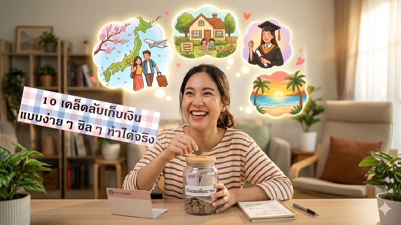 10 เคล็ดลับเก็บเงิน แบบง่ายๆ ชิลๆ ทำได้จริง