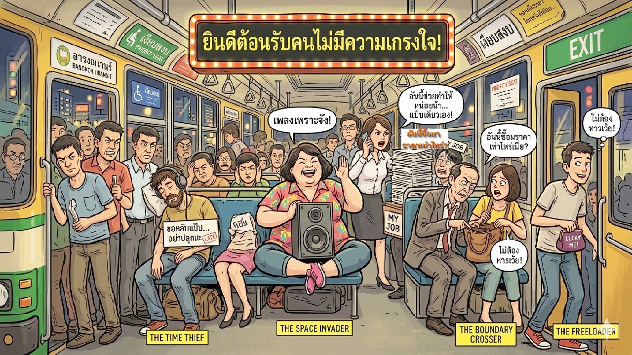5 พฤติกรรม คนไม่มีความเกรงใจ ห่างไกล ‘สมบัติของผู้ดี’