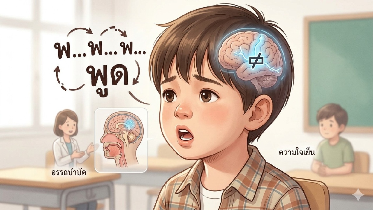 “พ… พ… พูดติดอ่าง” เจาะลึกสาเหตุ วิธีฝึกให้กลับมาพูดคล่อง
