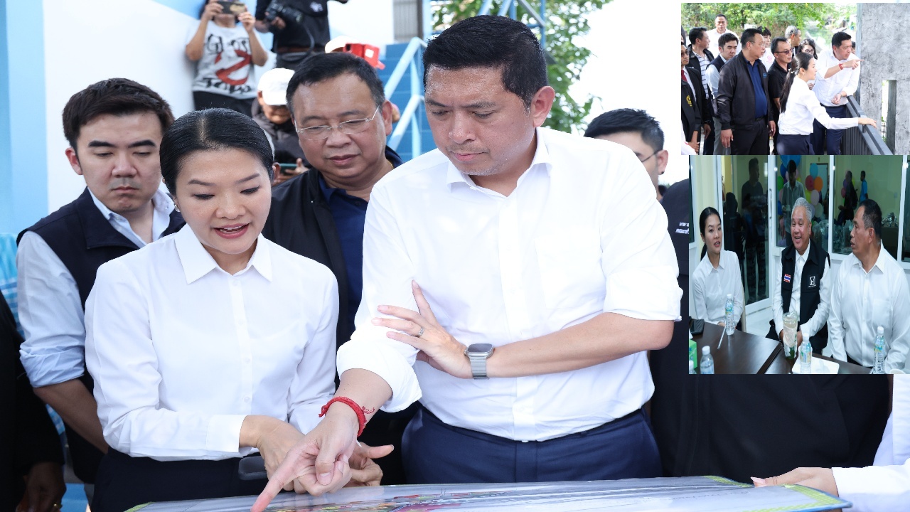 รมว.พม. ลงพื้นที่เคหะร่มเกล้า เร่งขับเคลื่อน พัฒนาชุมชน ครบวงจร